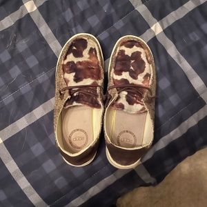 Cowprint Hey Dudes
